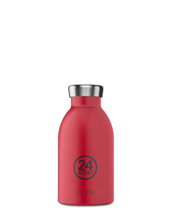 24Bottles Clima flaske, Hot red - 330 ml. - Bahne